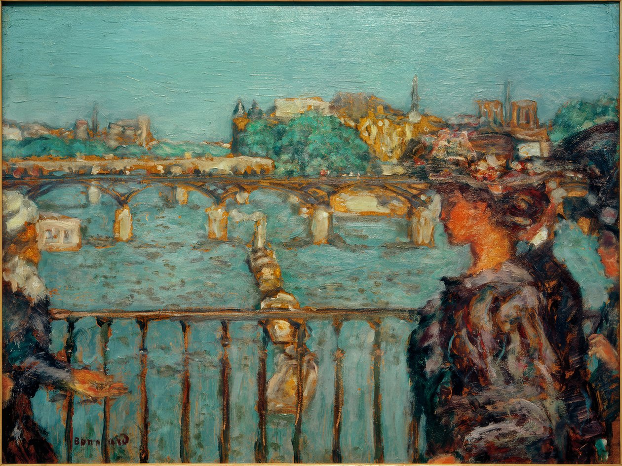 Le Pont des Arts door Pierre Bonnard