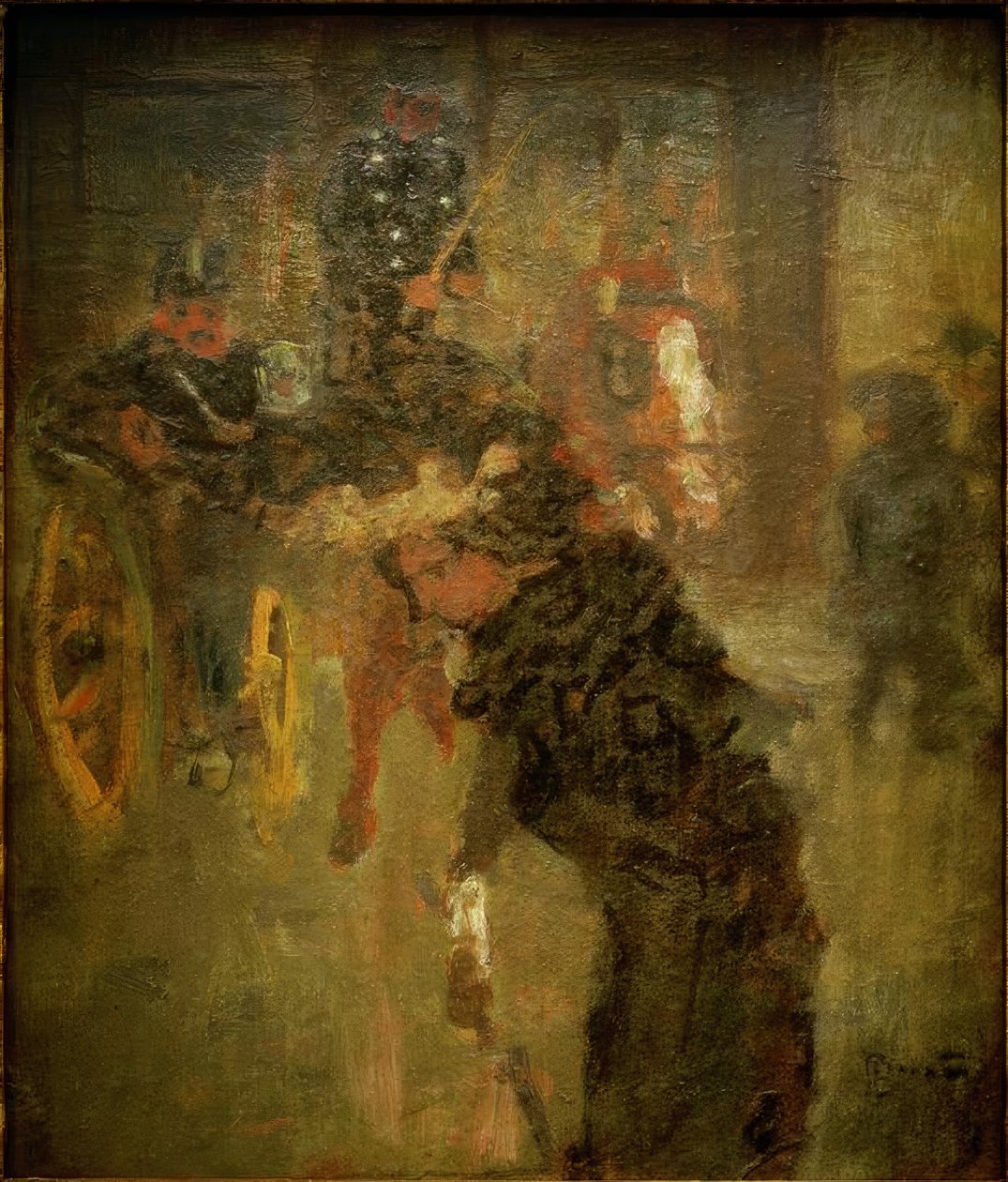 De koets door Pierre Bonnard