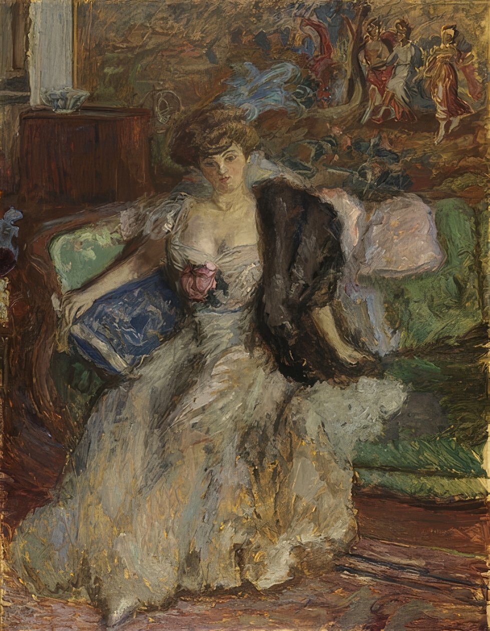 Misia Godebska door Pierre Bonnard