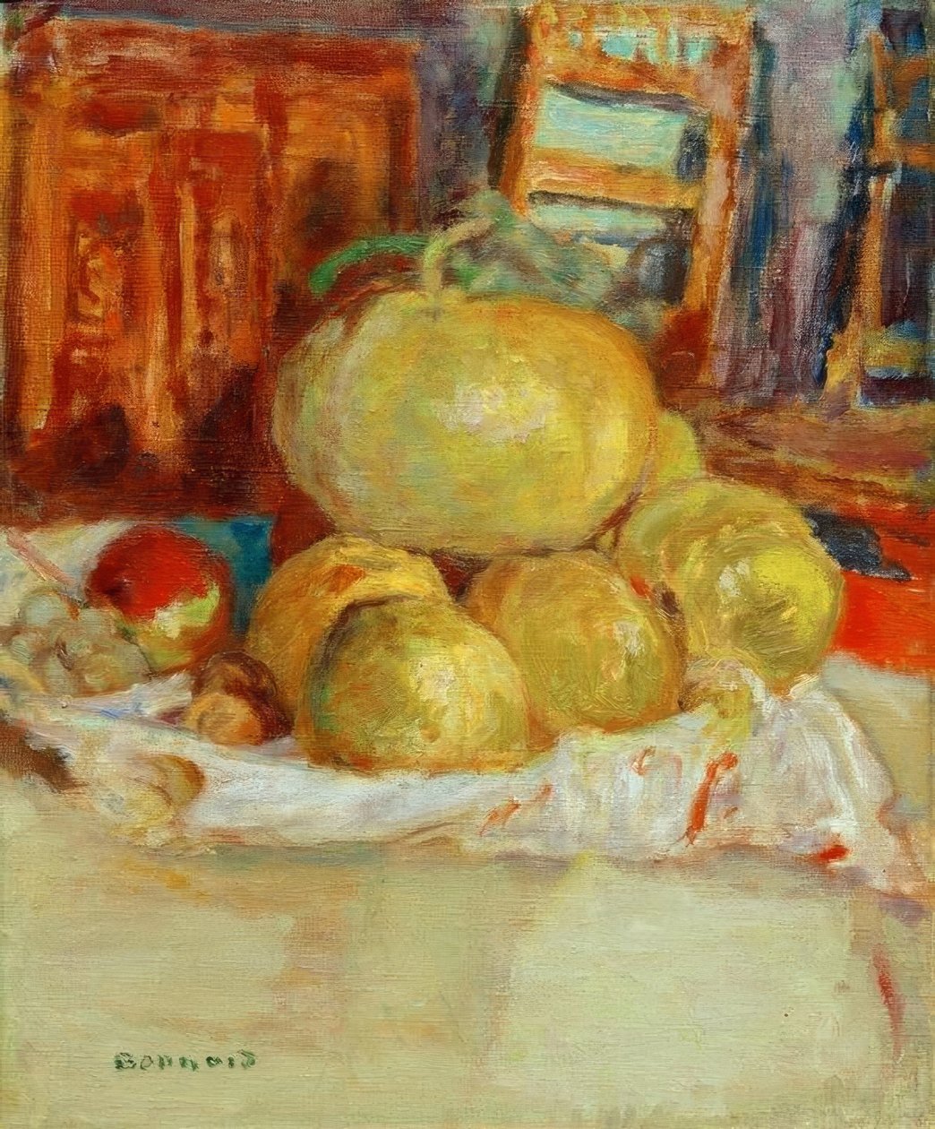 Stilleven met fruit door Pierre Bonnard