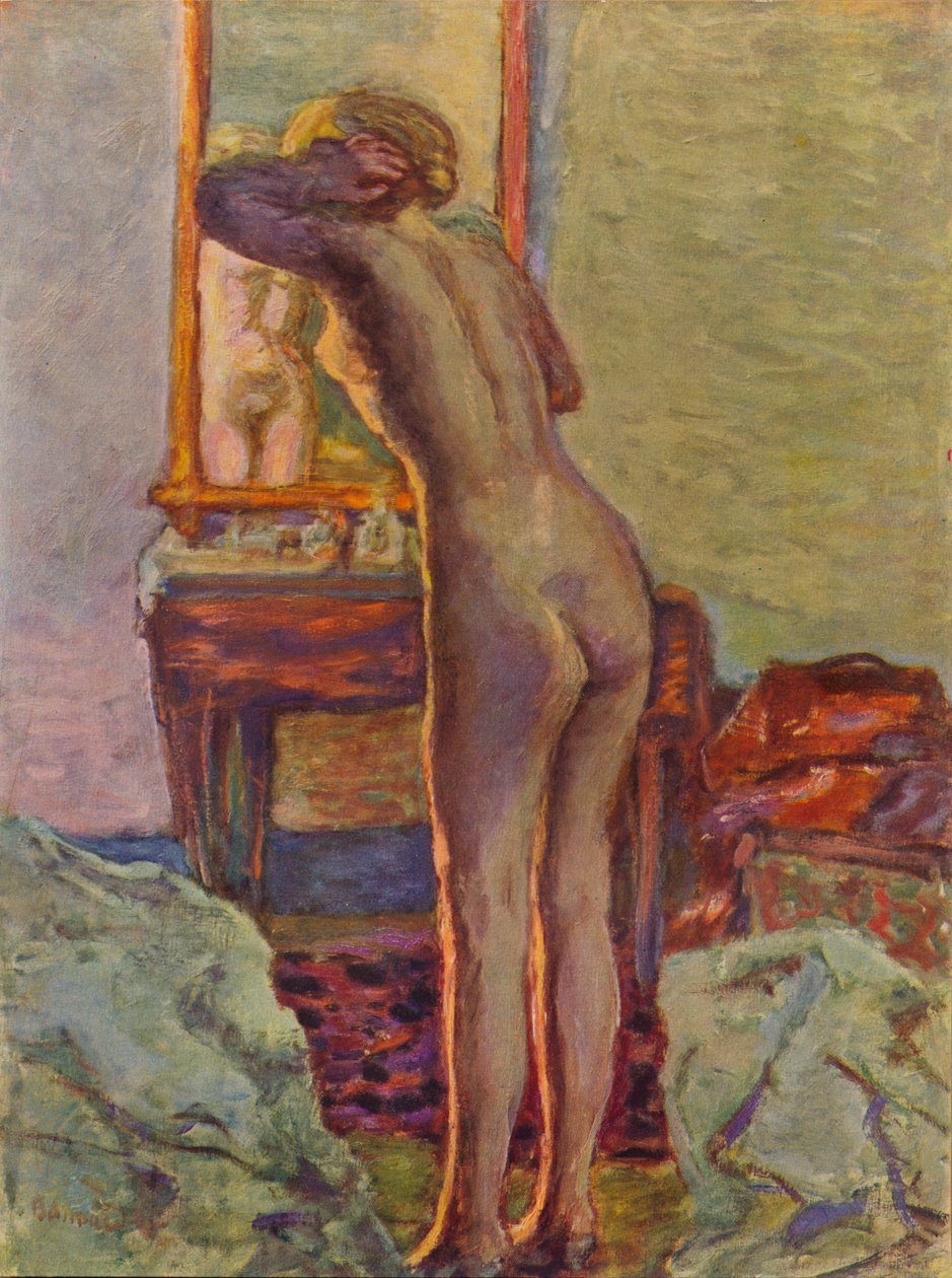 Naakt Bij De Kaptafel, 1935 door Pierre Bonnard