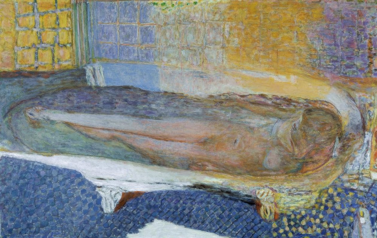 Naakt in het bad | Pierre Bonnard | Kunstafdruk