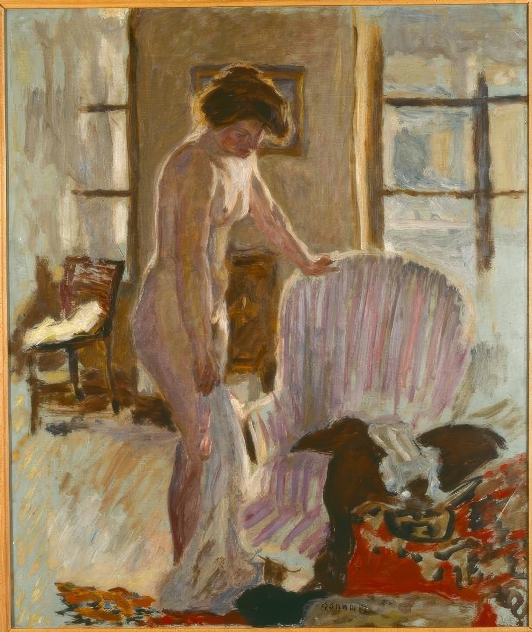 Naakt in een interieur door Pierre Bonnard
