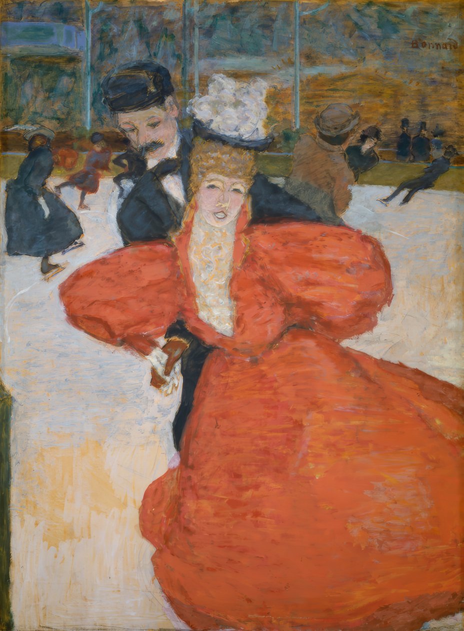 Paleis van ijs, of De schaatsers door Pierre Bonnard