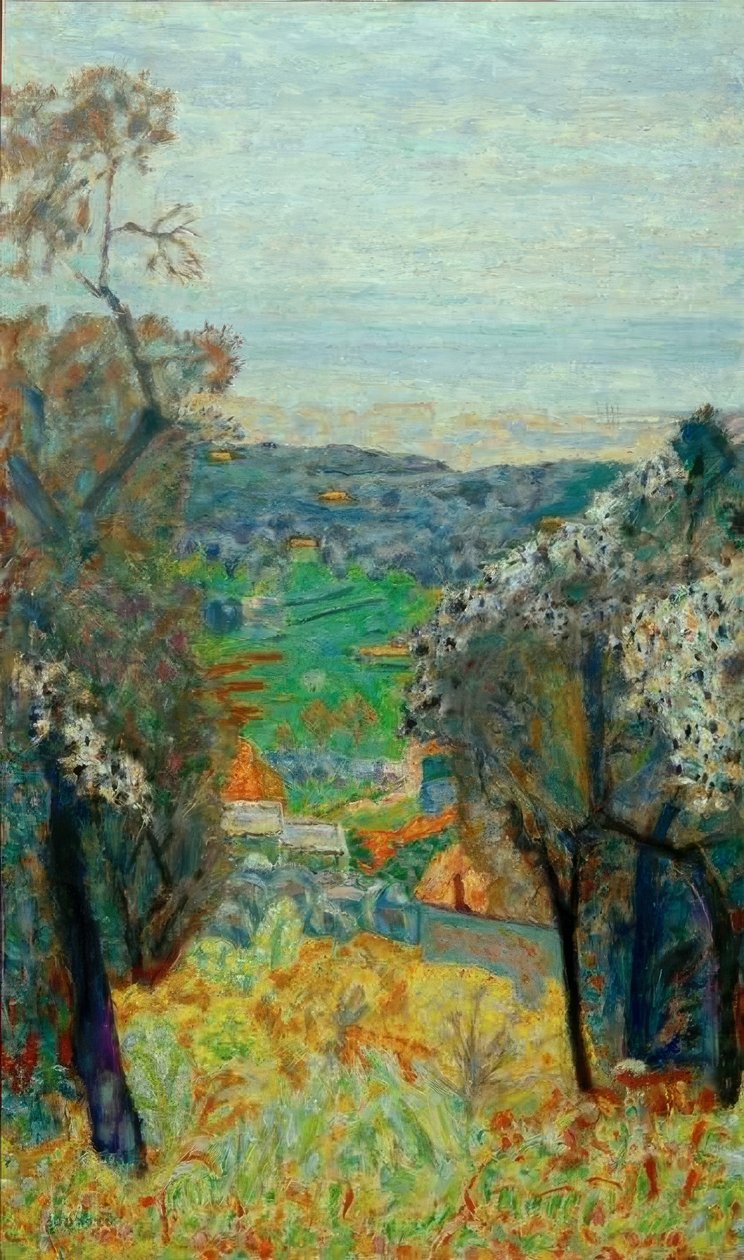 Landschap van Cannet door Pierre Bonnard