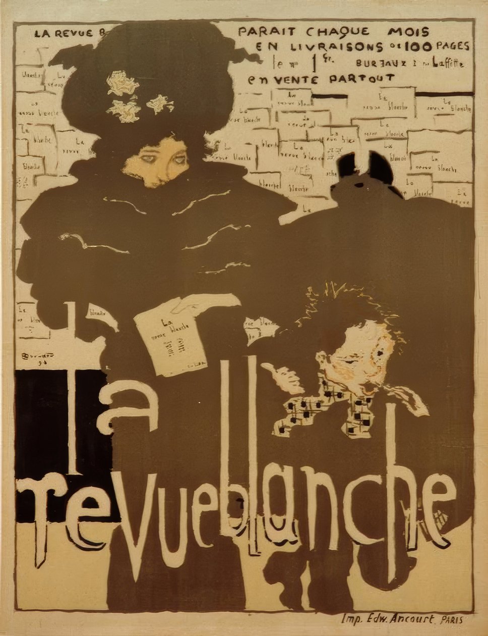 Pierre Bonnard, La Revue Blanche / Poster door Pierre Bonnard