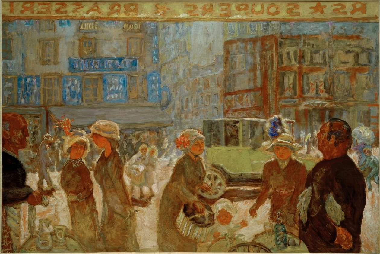 Place Clichy door Pierre Bonnard