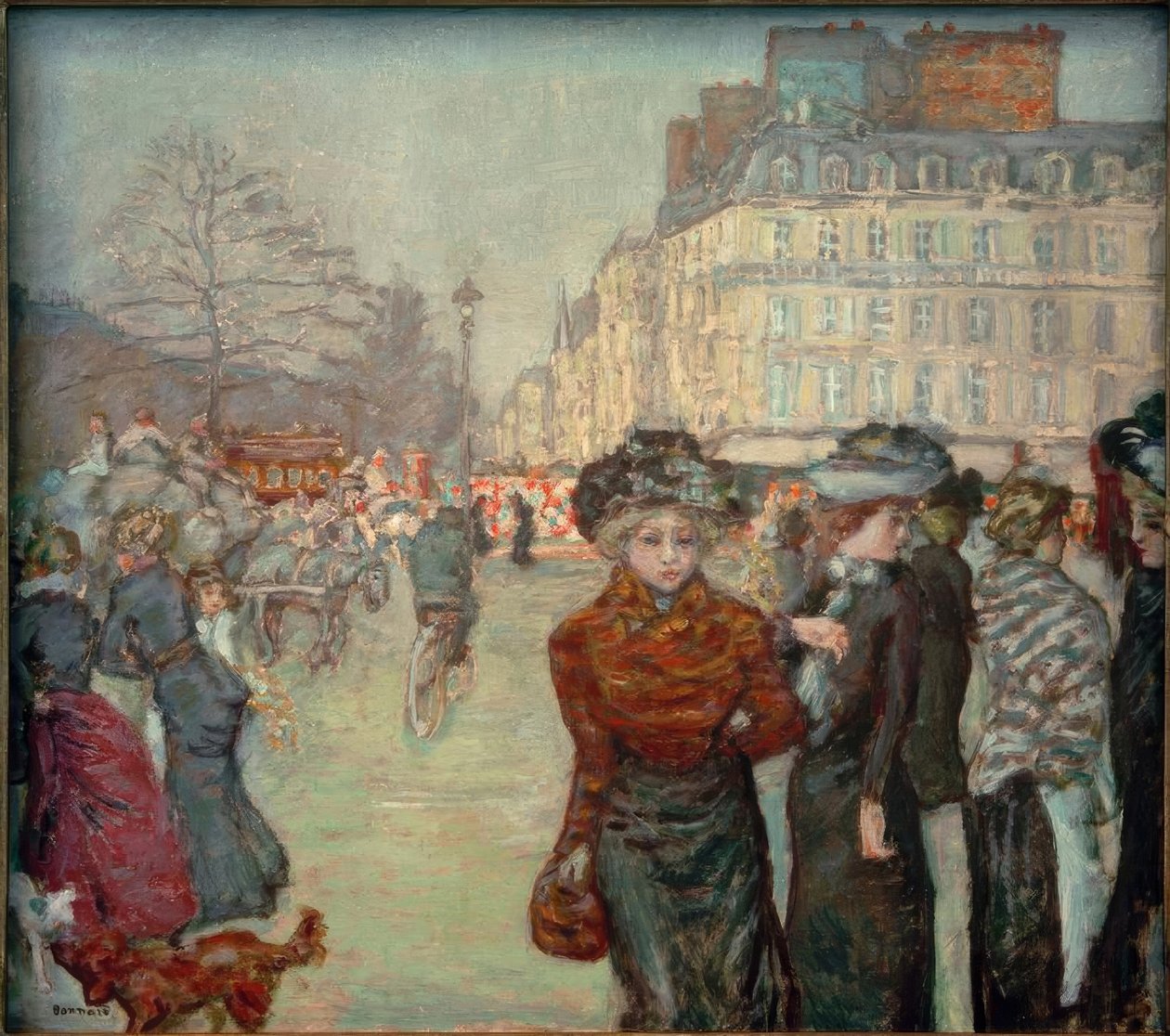 Place Clichy door Pierre Bonnard