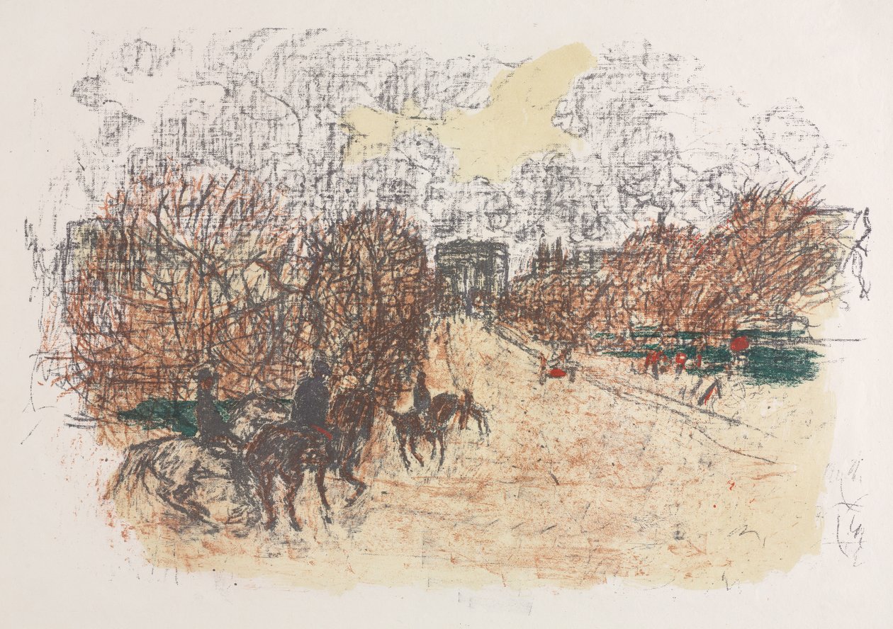 De Arc de Triomphe door Pierre Bonnard