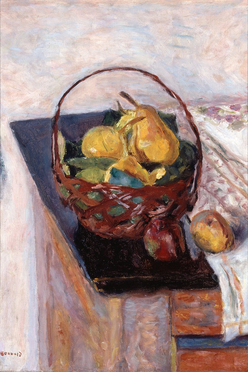 De fruitmand door Pierre Bonnard