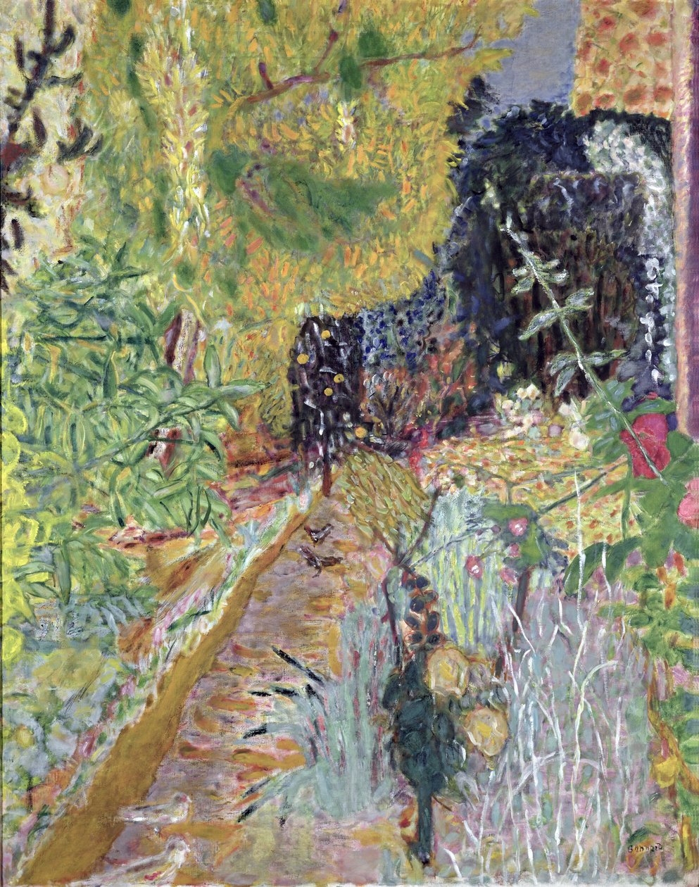 De tuin, ca. 1936 door Pierre Bonnard