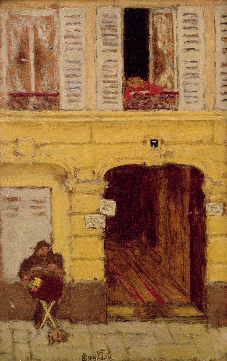 De orgeldraaier door Pierre Bonnard