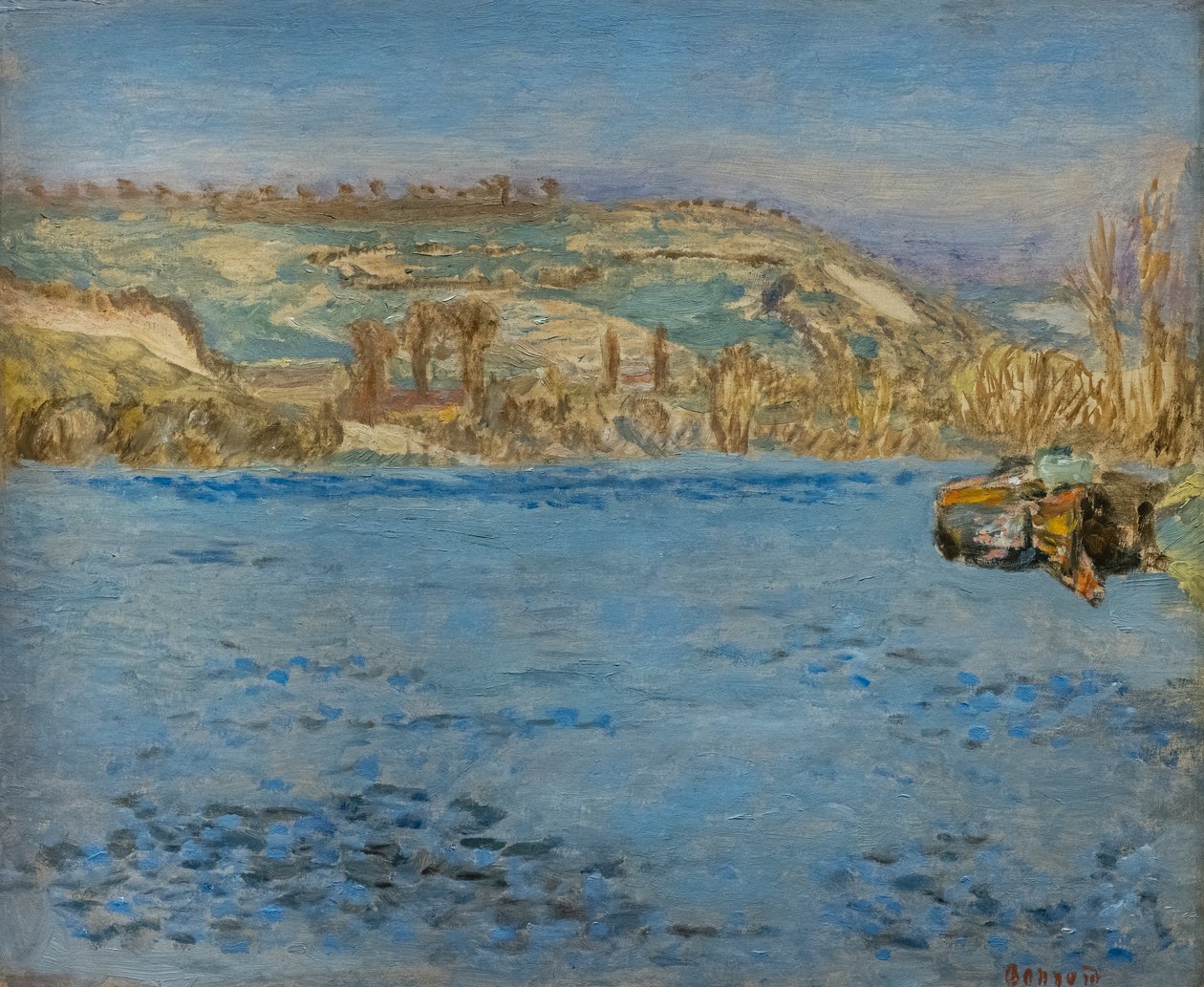 De Seine bij Vernonnet door Pierre Bonnard