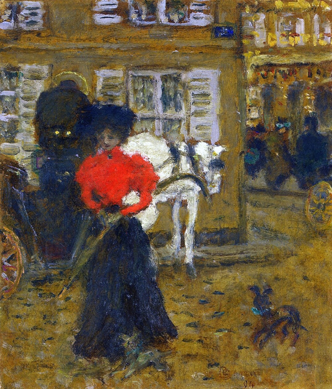 Vrouw op de Straat, 1894 door Pierre Bonnard