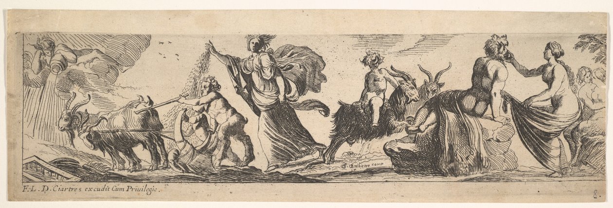 Bacchanaal door Pierre Brebiette