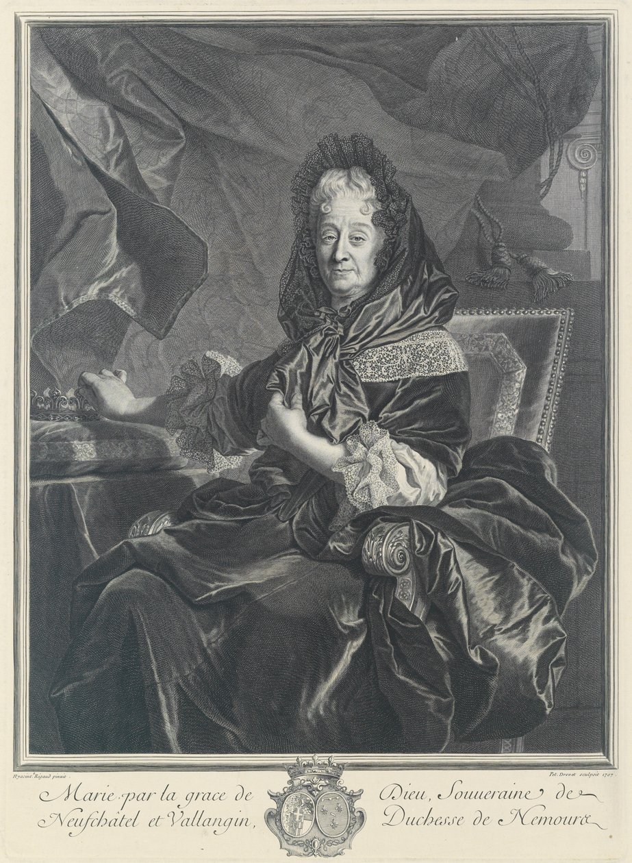 Marie d door Pierre Drevet