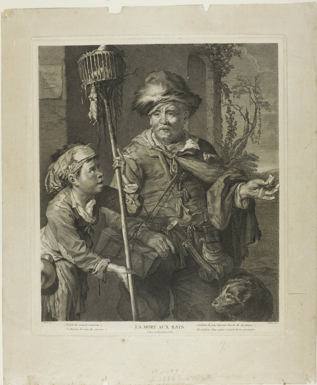 De rattenvanger door Pierre François Basan