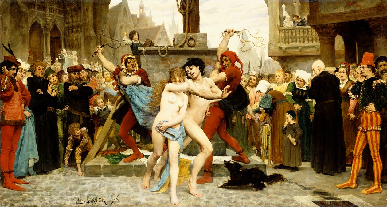 De Kwelling van de Overspeligen door Pierre Garnier