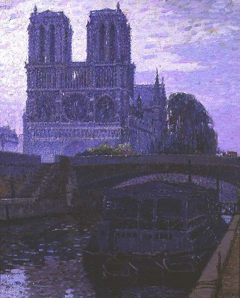 Notre Dame, Parijs door Pierre Gaston Rigaud