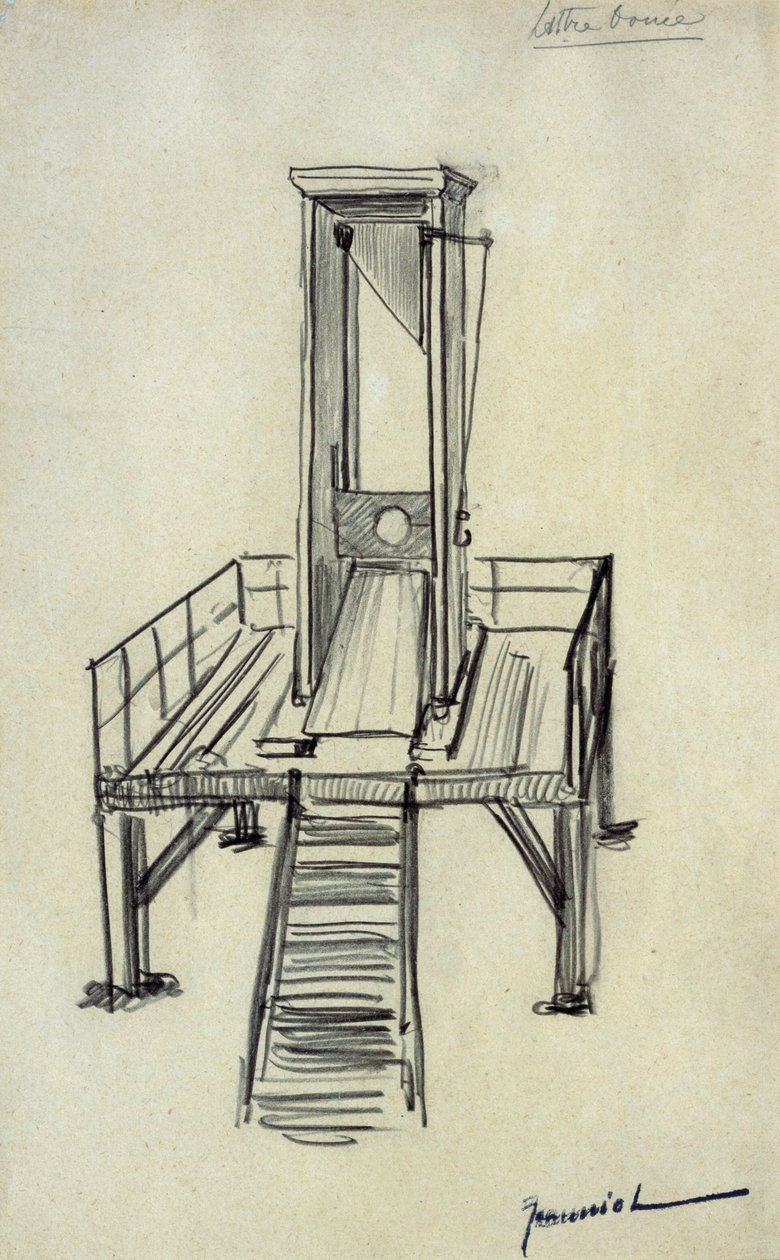 Guillotine door Pierre Georges Jeanniot