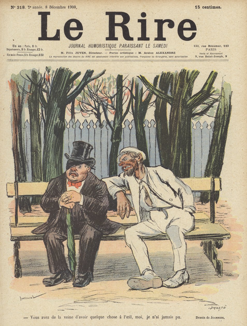 Illustratie voor Le Rire door Pierre Georges Jeanniot