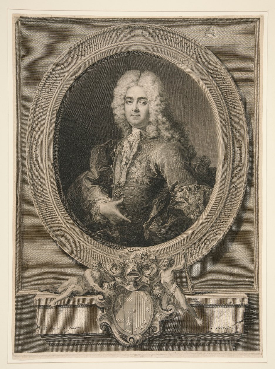 Petrus Nolascus Couvay door Pierre Imbert Drevet