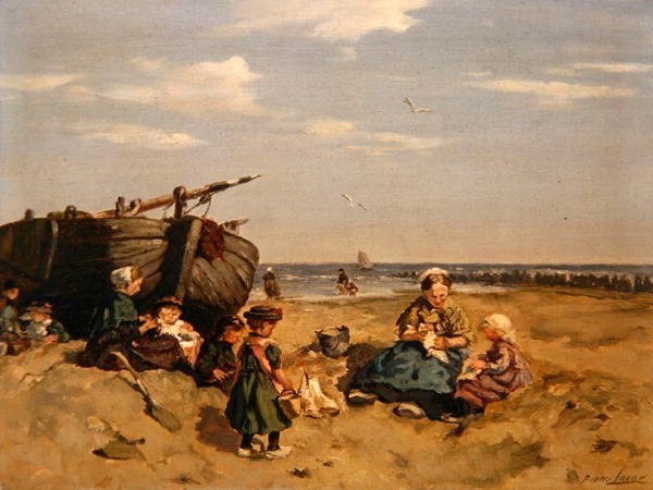Aan Zee door Pierre Lacur