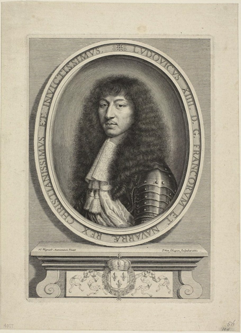 Lodewijk XIV door Pierre Louis van Schuppen