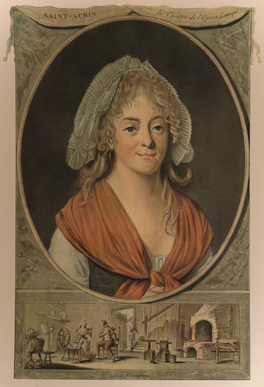 Madame Saint-Aubin, eind 18e eeuw, 1913 door Pierre Michel Alix