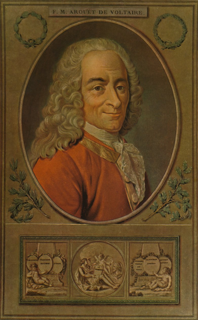 Voltaire, ca. 1770, 1913 door Pierre Michel Alix