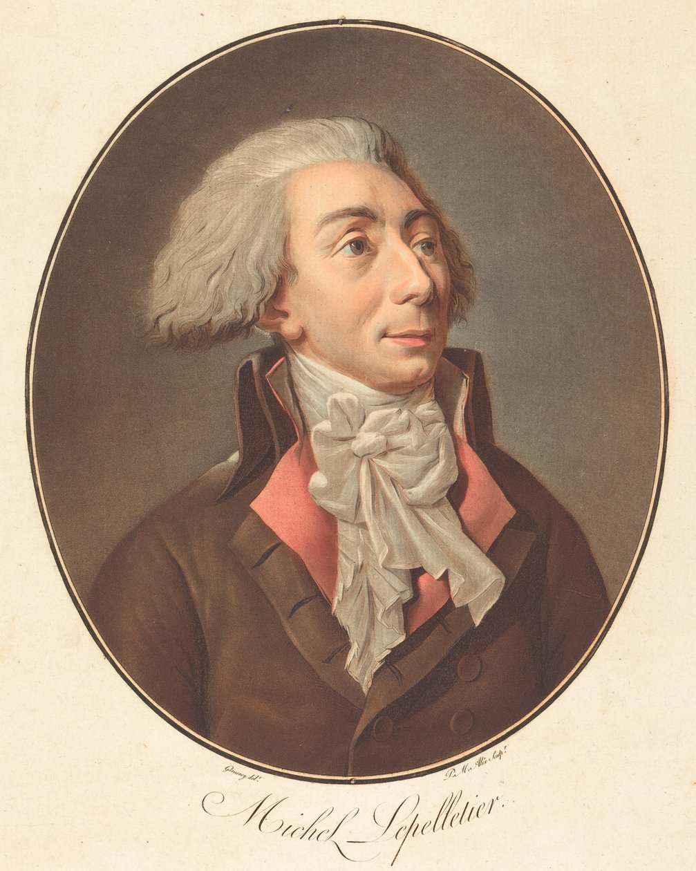Michel Lepelletier door Pierre Michel Alix after Jean François Garnerey