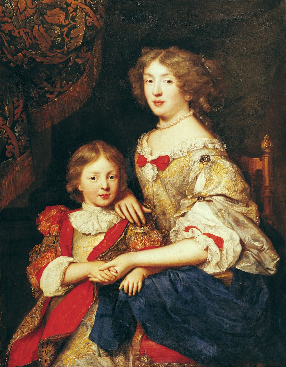 Een Vrouw en haar Zoon door Pierre Mignard