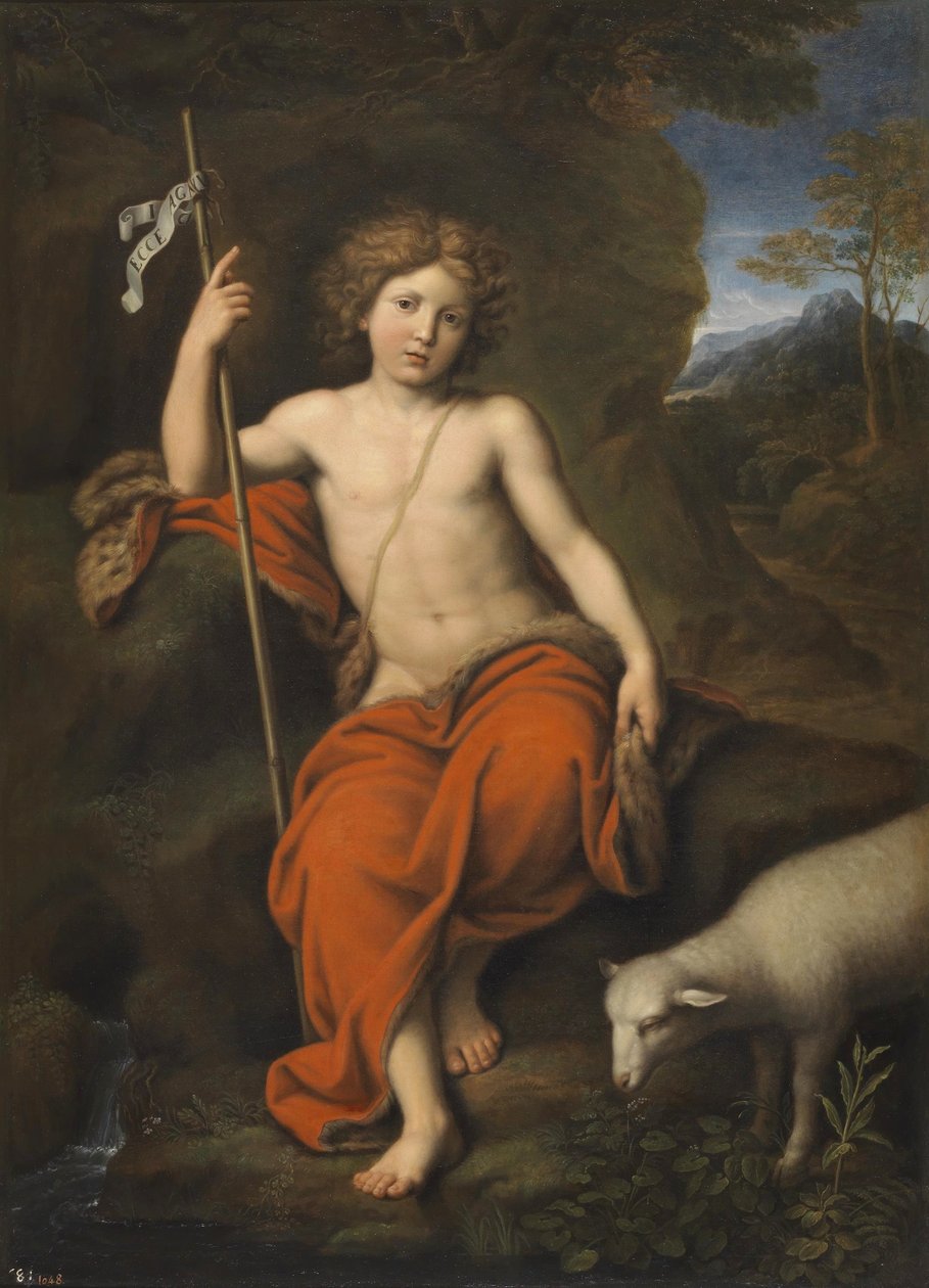 Sint Johannes de Doper door Pierre Mignard
