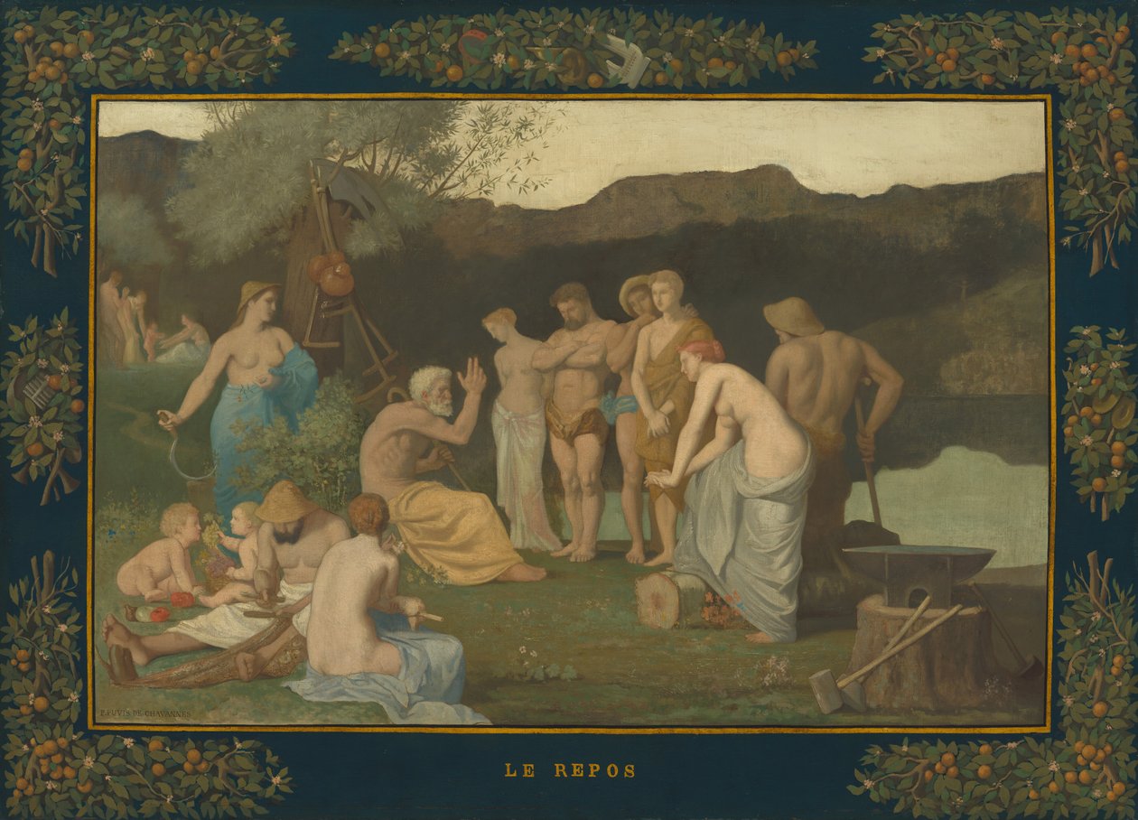 Rust door Pierre Puvis de Chavannes