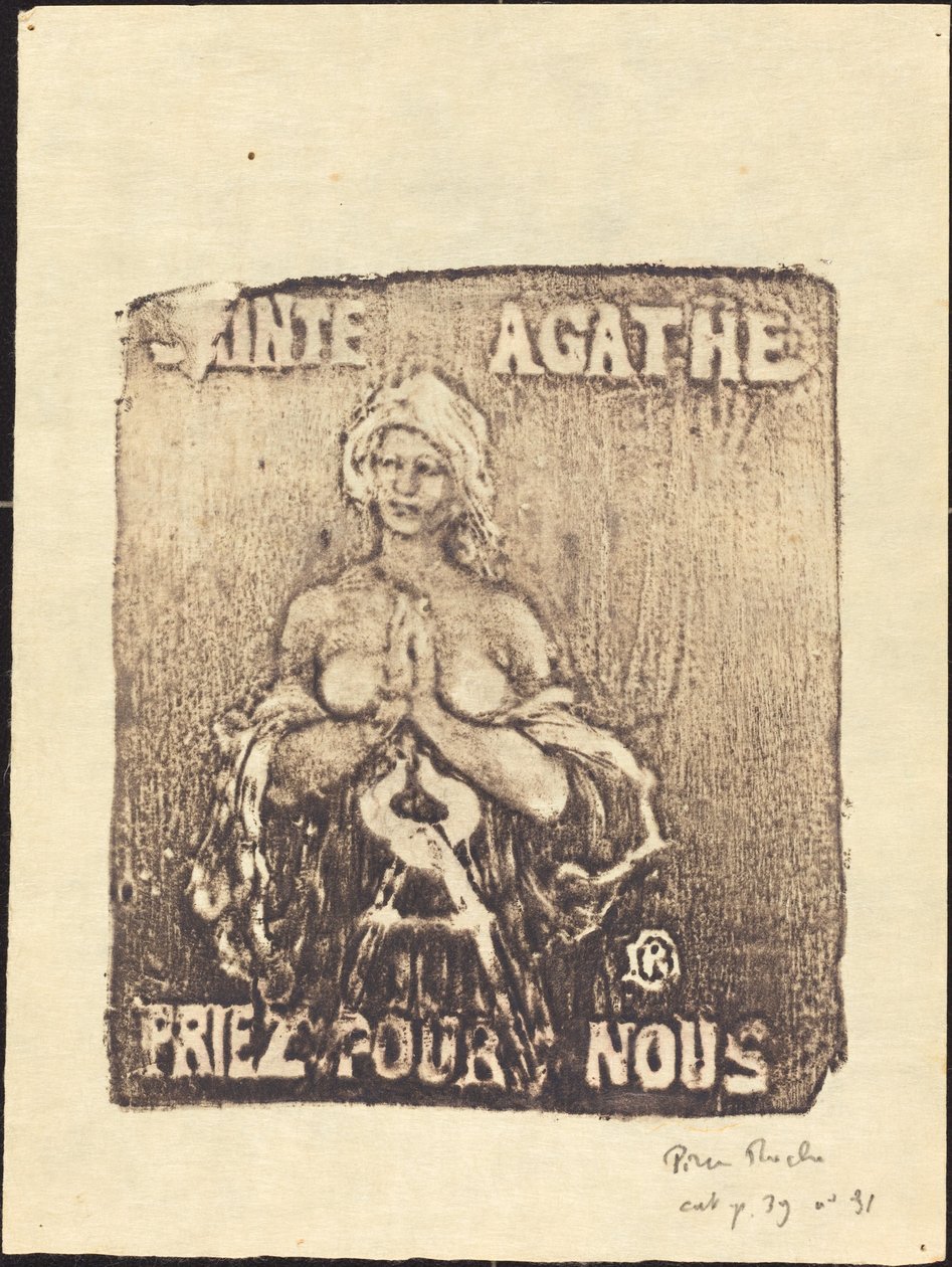 Sint Agatha door Pierre Roche