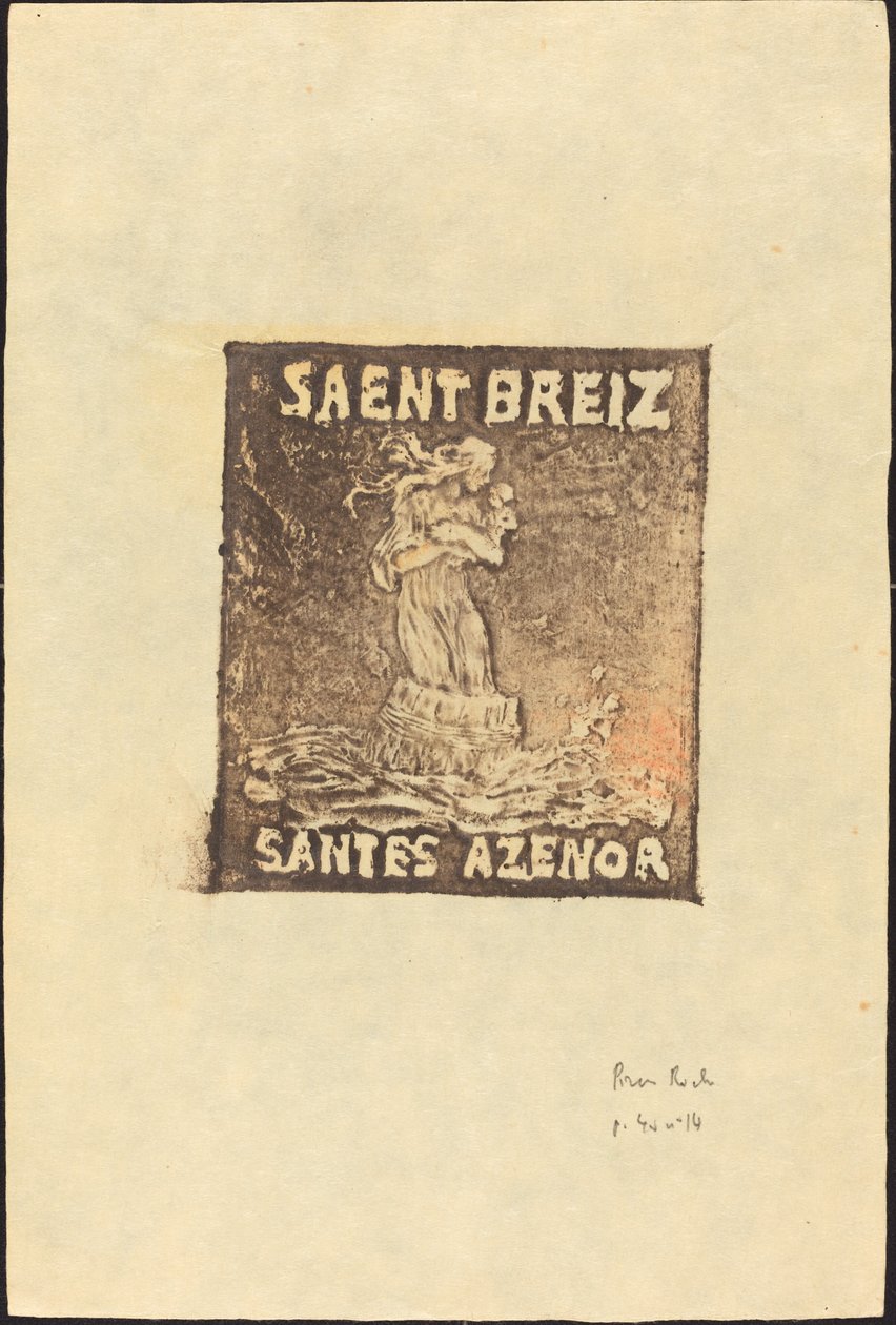 Sainte Azenor de Goelo door Pierre Roche