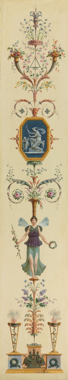 Decoratief paneel, 1790s door Pierre Rousseau