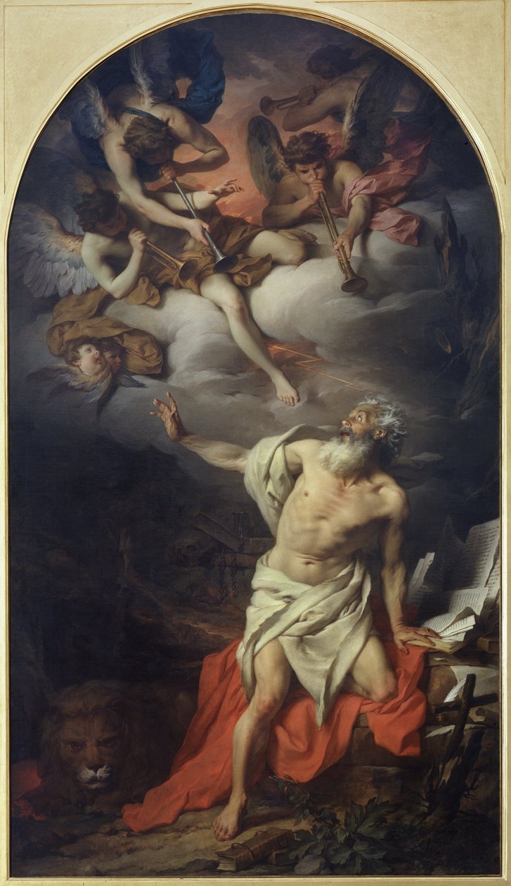 Visioen van St. Hiëronymus door Pierre Subleyras
