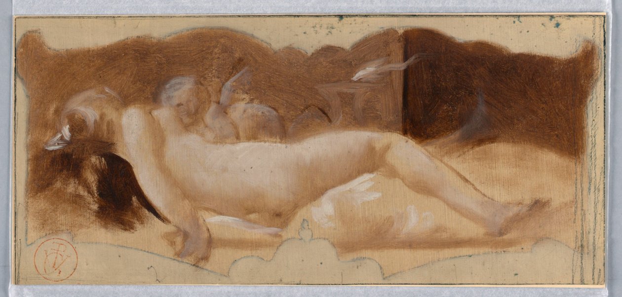 Tekening door Pierre Victor Galland