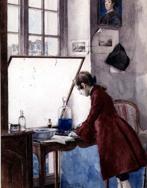 De Prentmaker door Pierre Vidal