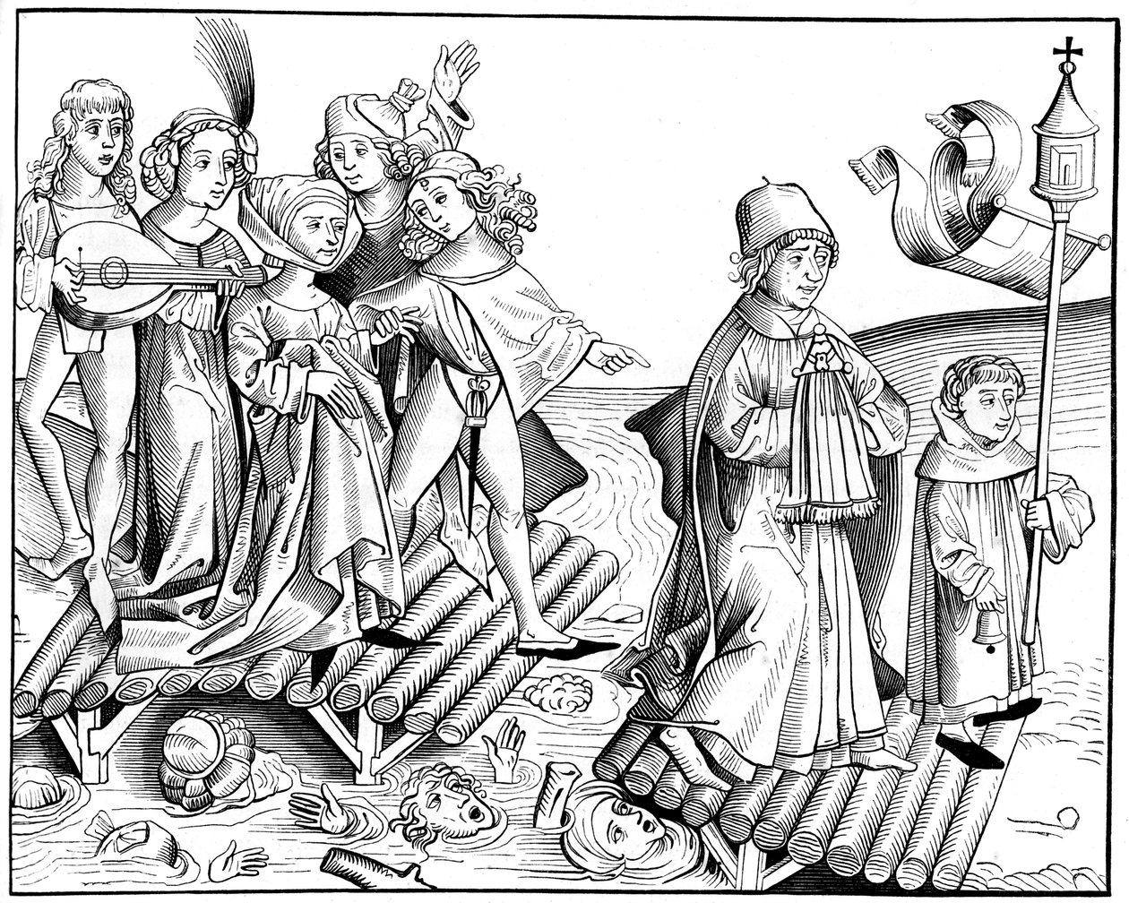 Le passage du viatique, 1493 1849 door Pierre Wolgmuth
