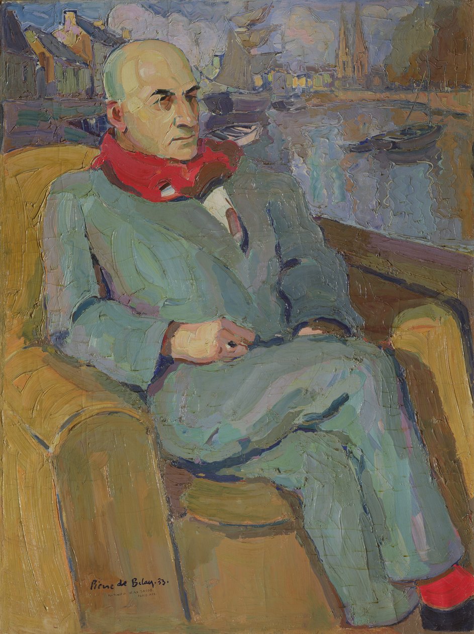 Profetisch portret van Max Jacob door Pierre de Belay