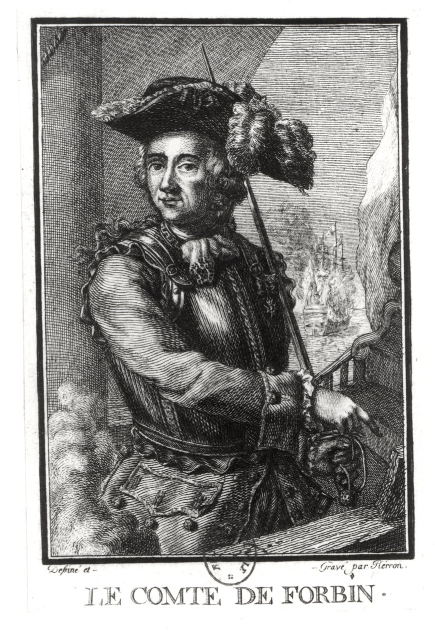 Graaf Claude de Forbin (1656-1733) door Pierron
