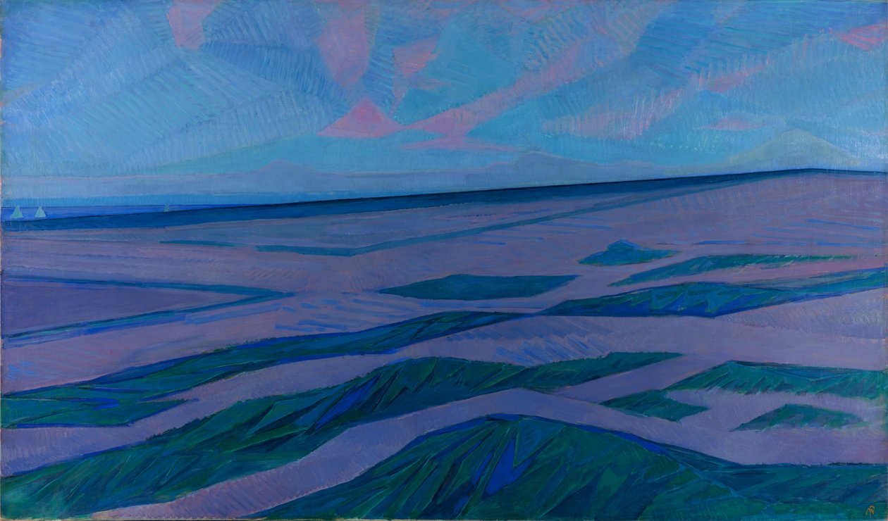 Duinlandschap door Piet Mondrian