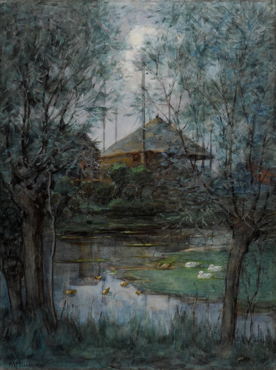 Hooiberg door Piet Mondrian