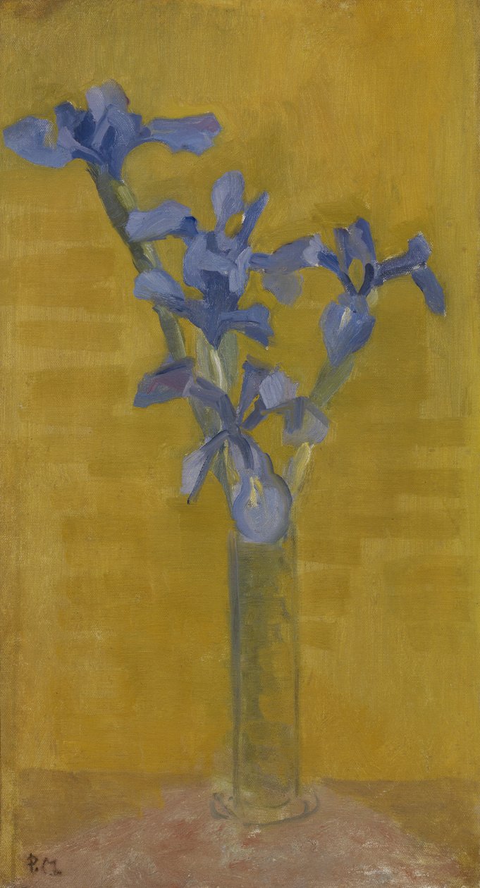 Iris door Piet Mondrian