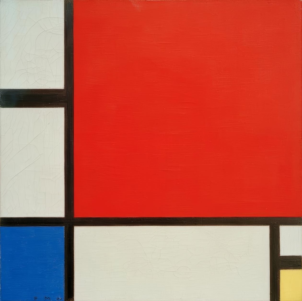 Compositie in Rood, Blauw en Geel door Piet Mondrian