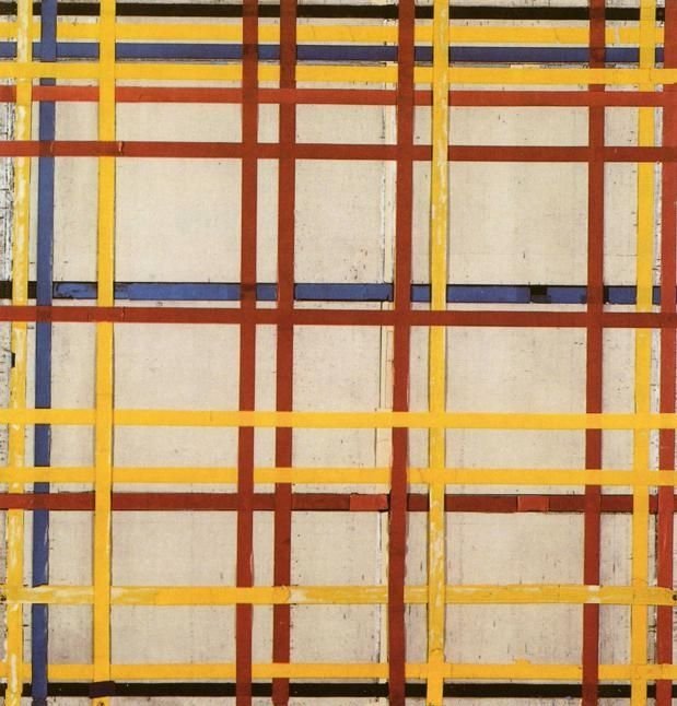 New York City door Piet Mondrian