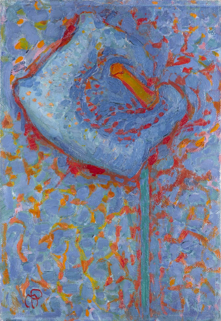 Aronskelk, 1908-1909 door Piet Mondrian