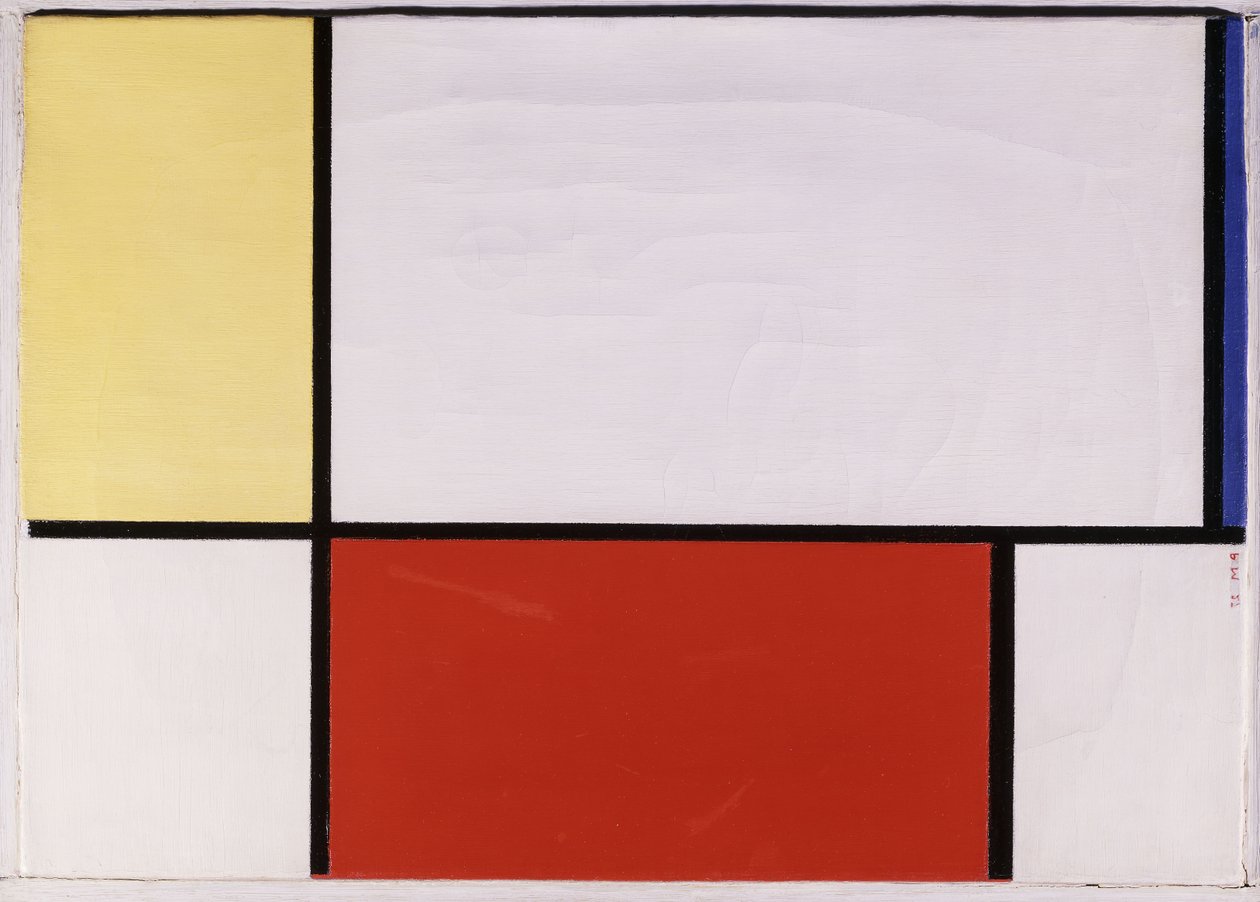 Compositie door Piet Mondrian